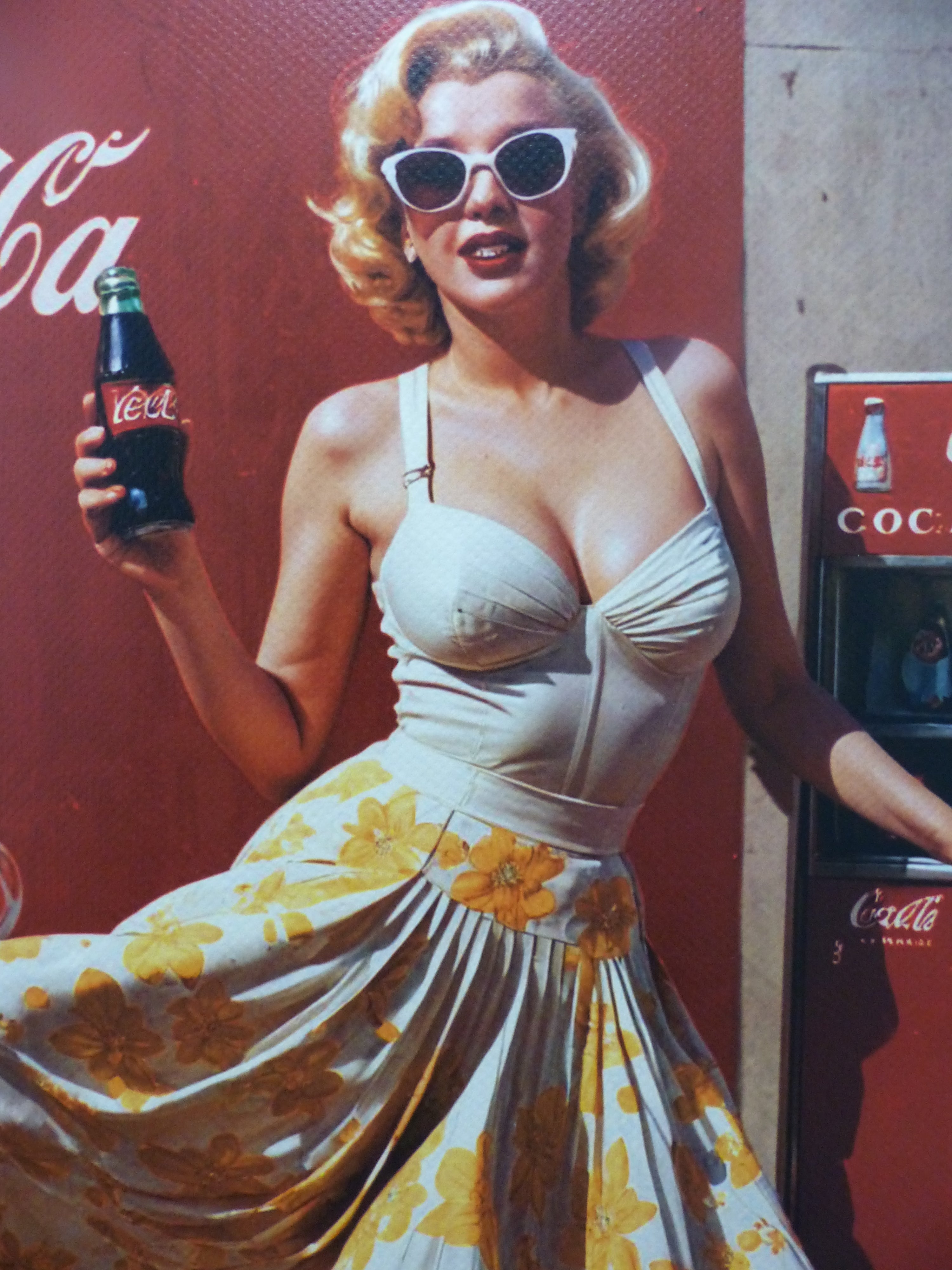 DEATH NYC "GERAHMT" Lithografie ltd.Edit. of 120 "Marilyn Monroe" 3D Siegel COA