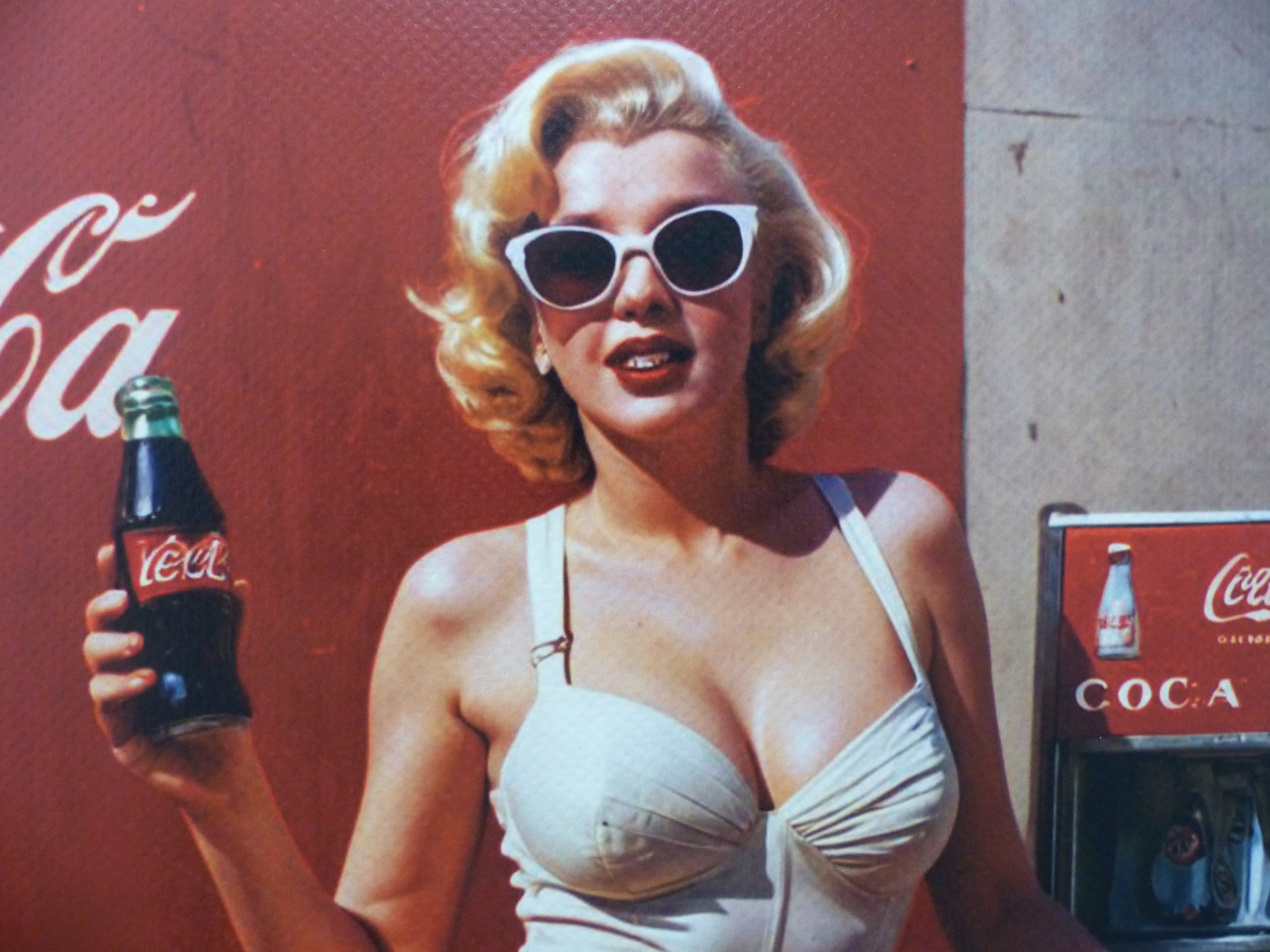 DEATH NYC "GERAHMT" Lithografie ltd.Edit. of 120 "Marilyn Monroe" 3D Siegel COA