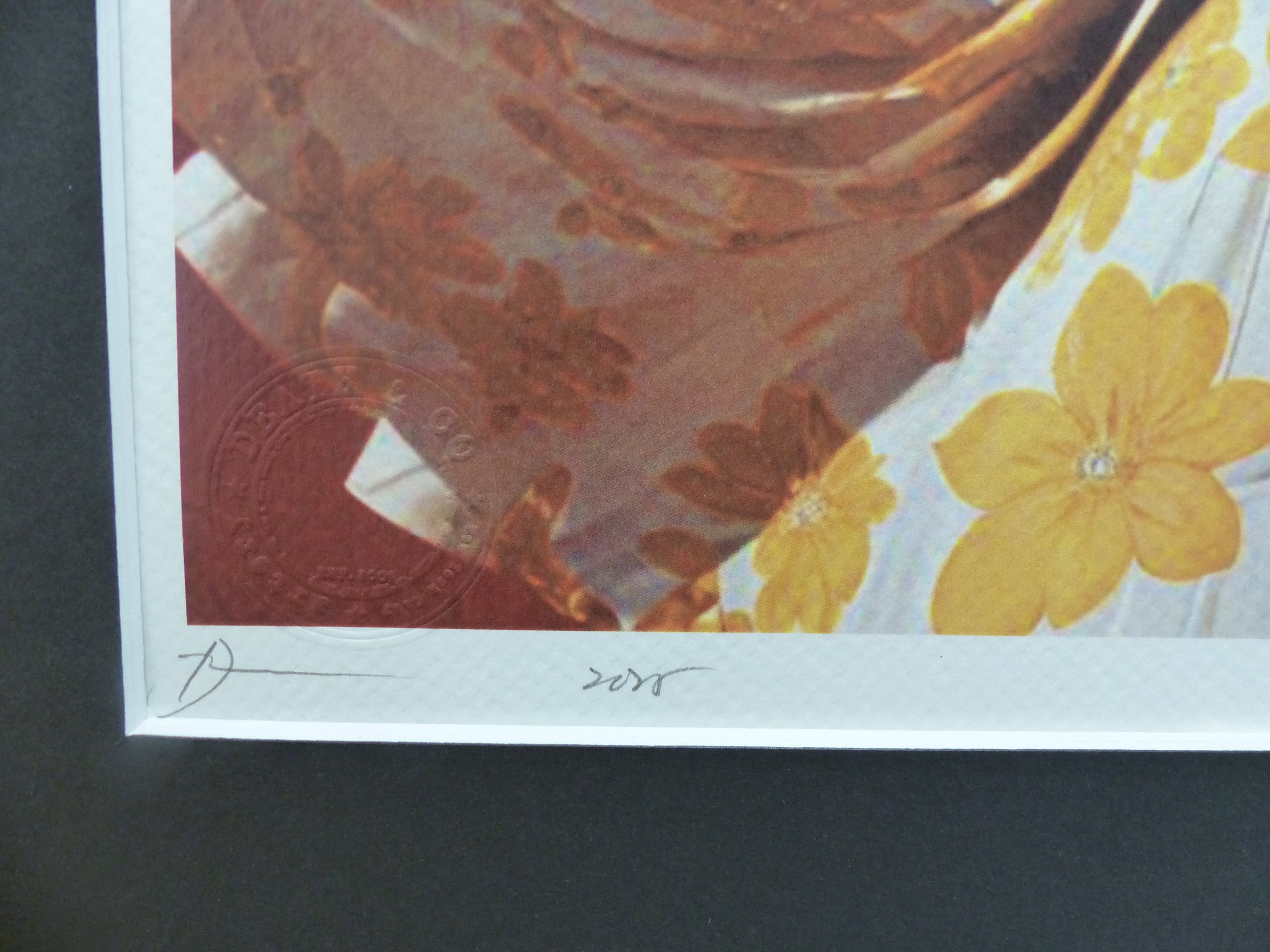DEATH NYC "GERAHMT" Lithografie ltd.Edit. of 120 "Marilyn Monroe" 3D Siegel COA
