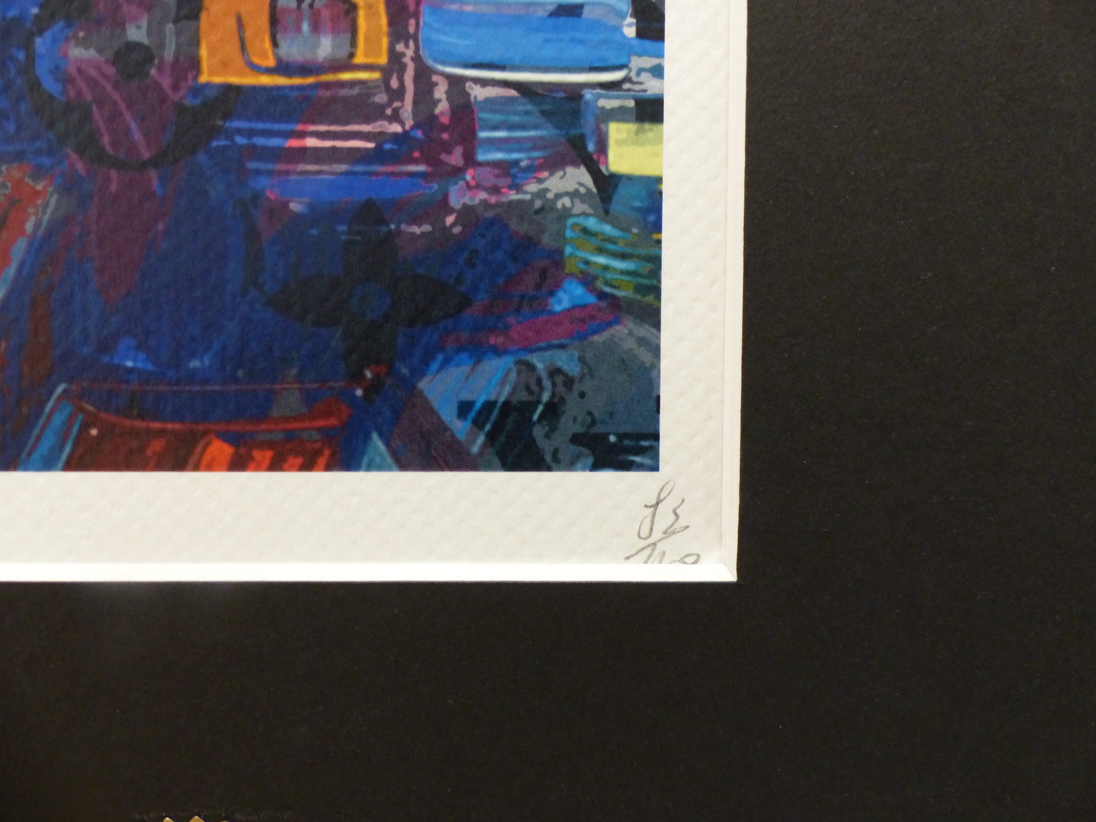 DEATH NYC "GERAHMT" Lithografie ltd.Edit. of 120 "IRON MAN" 3D Siegel COA