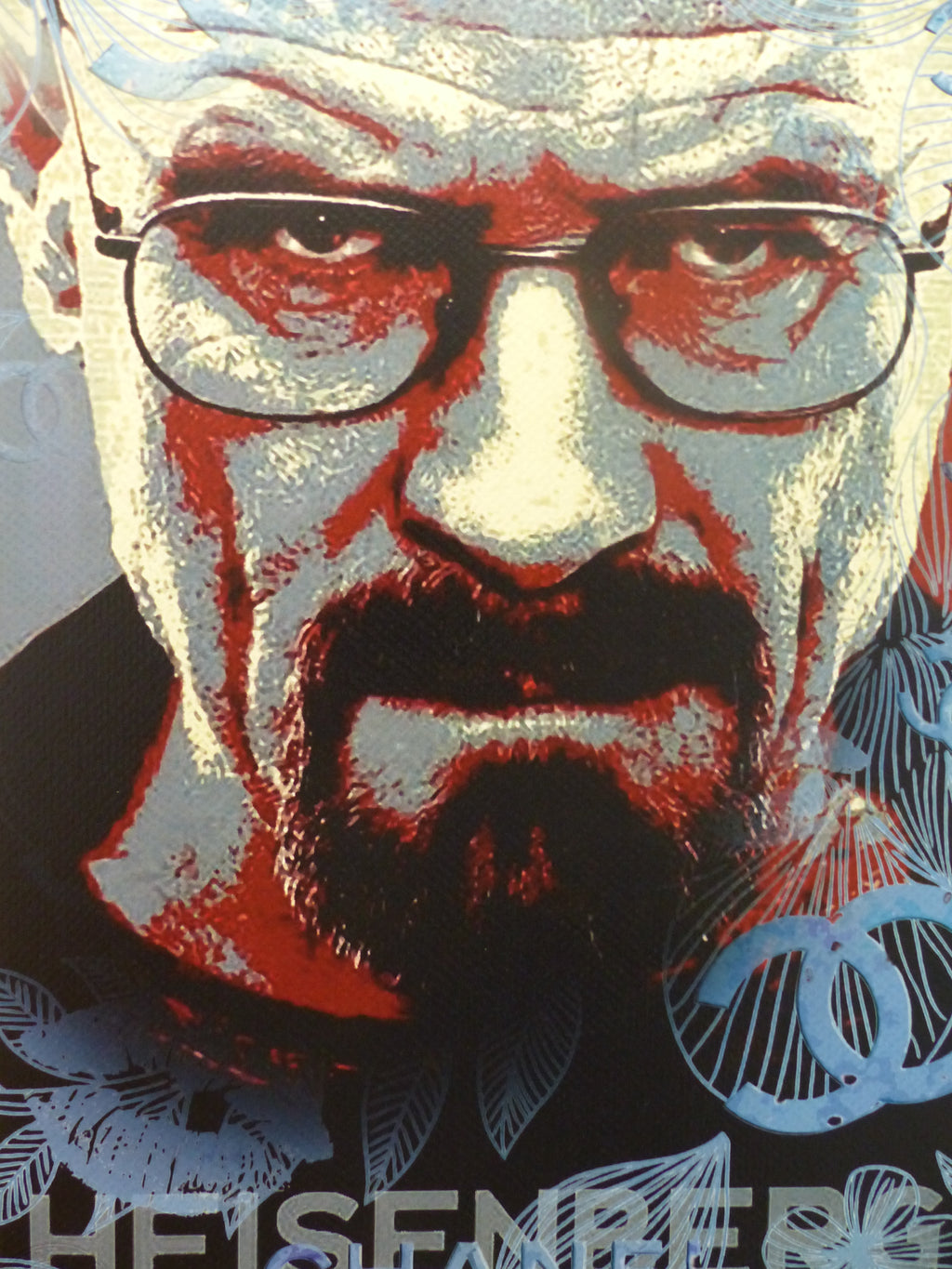 DEATH NYC "GERAHMT" Lithografie ltd.Edit. of 120 "Breaking Bad" 3D Siegel COA