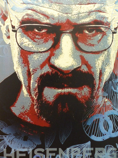DEATH NYC "GERAHMT" Lithografie ltd.Edit. of 120 "Breaking Bad" 3D Siegel COA