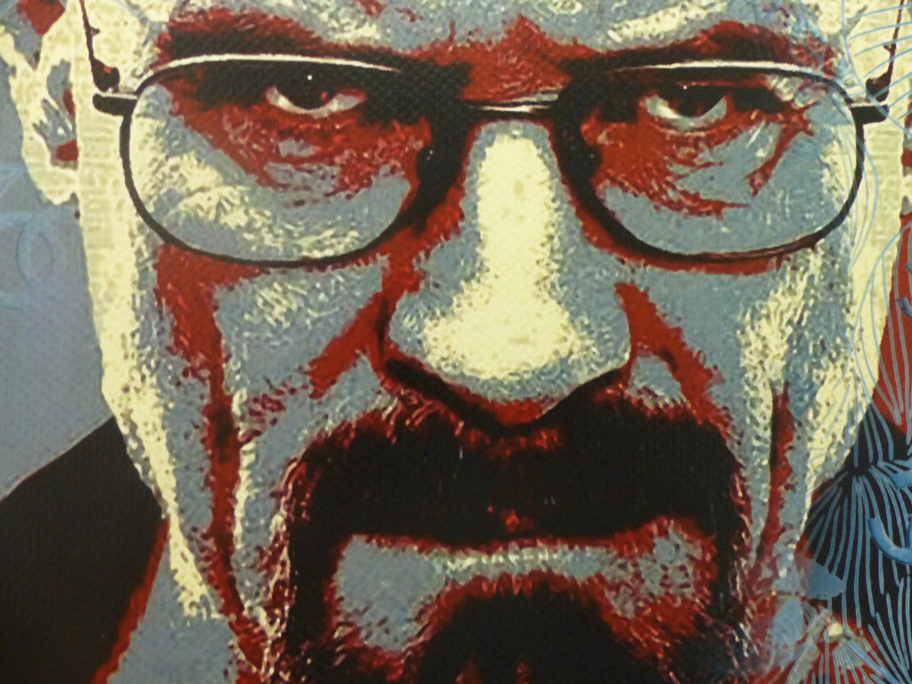 DEATH NYC "GERAHMT" Lithografie ltd.Edit. of 120 "Breaking Bad" 3D Siegel COA