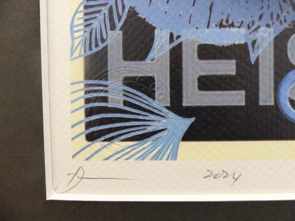 DEATH NYC "GERAHMT" Lithografie ltd.Edit. of 120 "Breaking Bad" 3D Siegel COA