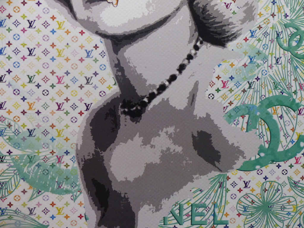 DEATH NYC "GERAHMT" Lithografie ltd.Edit. of 100 "Marilyn Monroe" 3D Siegel COA