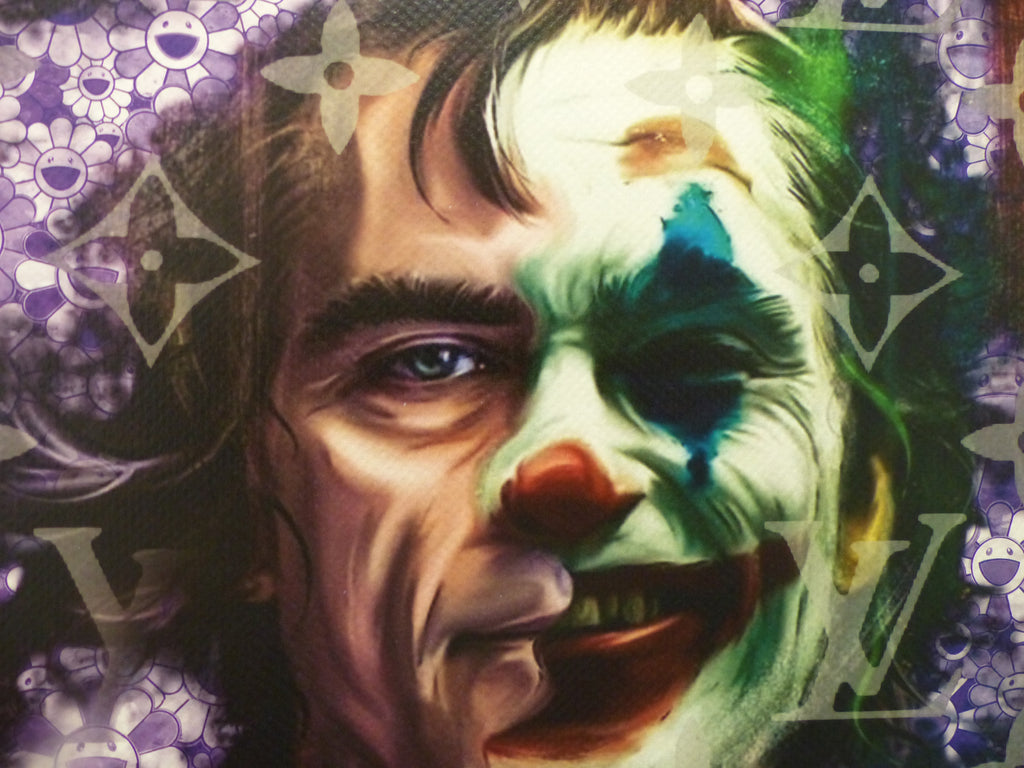 DEATH NYC "GERAHMT" Lithografie ltd.Edit. of 100 "JOKER" 3D Siegel COA