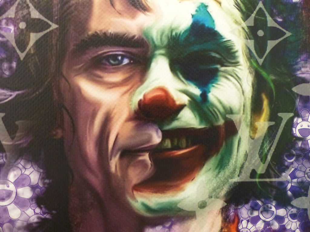 DEATH NYC "GERAHMT" Lithografie ltd.Edit. of 100 "JOKER" 3D Siegel COA