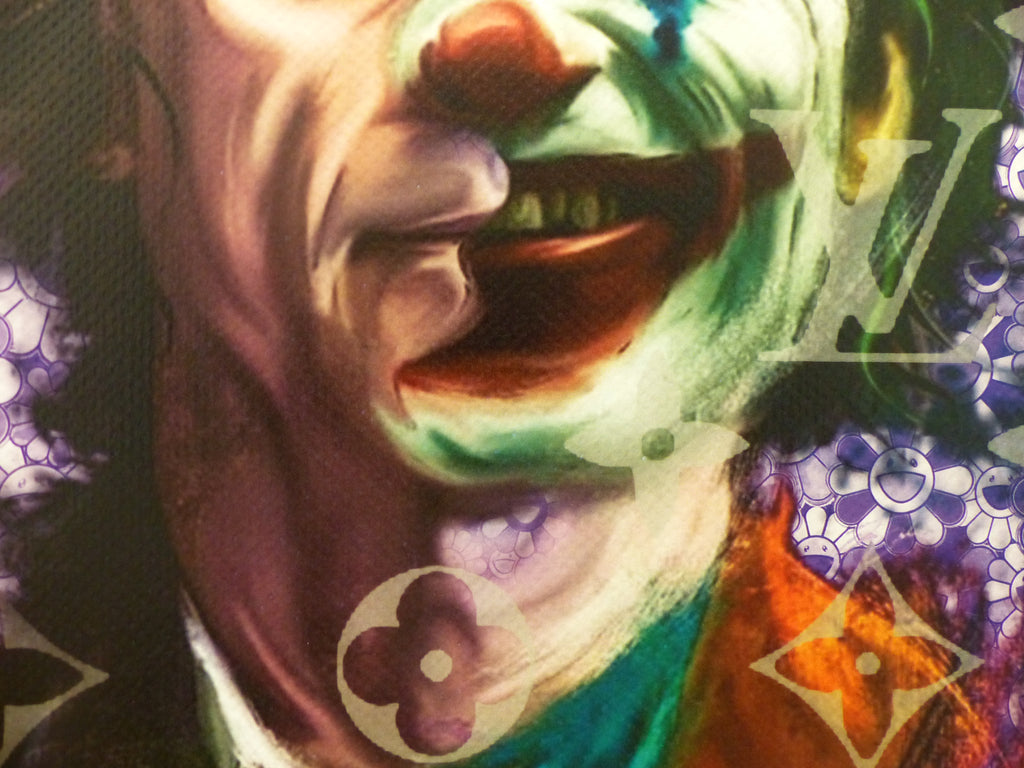 DEATH NYC "GERAHMT" Lithografie ltd.Edit. of 100 "JOKER" 3D Siegel COA