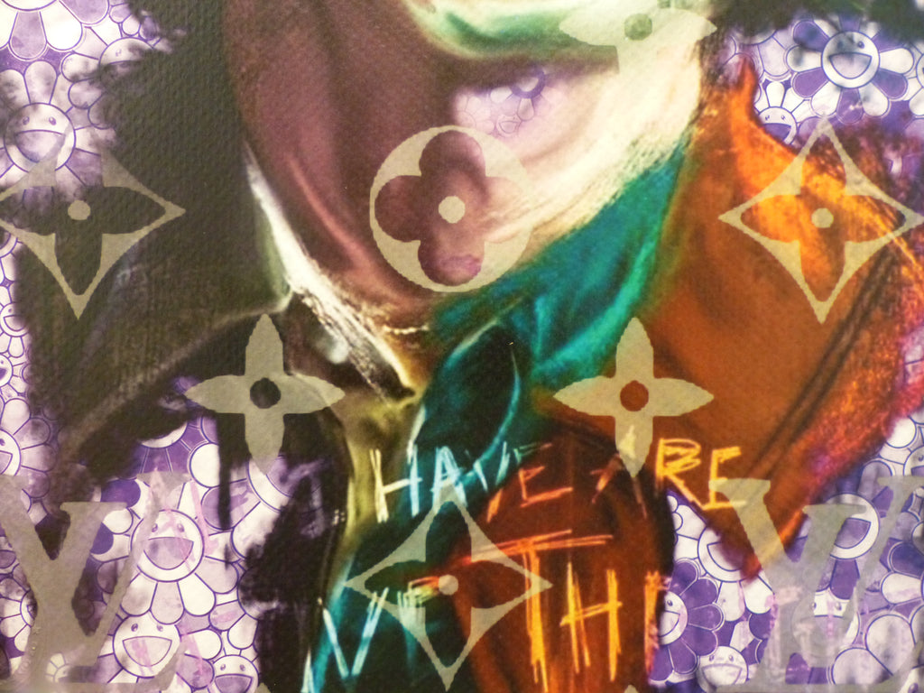 DEATH NYC "GERAHMT" Lithografie ltd.Edit. of 100 "JOKER" 3D Siegel COA