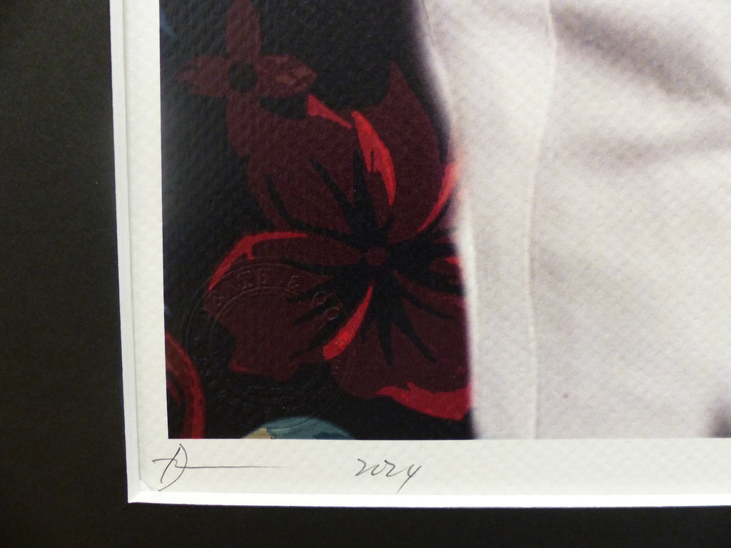 DEATH NYC "GERAHMT" Lithografie ltd.Edit. of 100 "Audrey Heburn " 3D Siegel COA