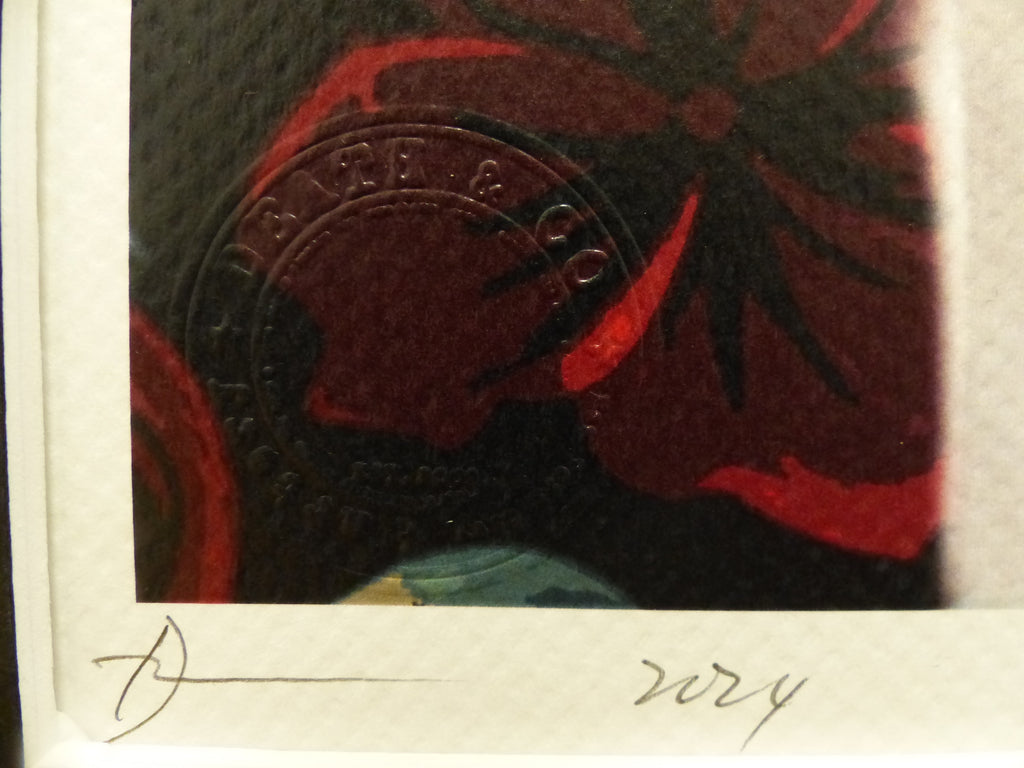 DEATH NYC "GERAHMT" Lithografie ltd.Edit. of 100 "Audrey Heburn " 3D Siegel COA
