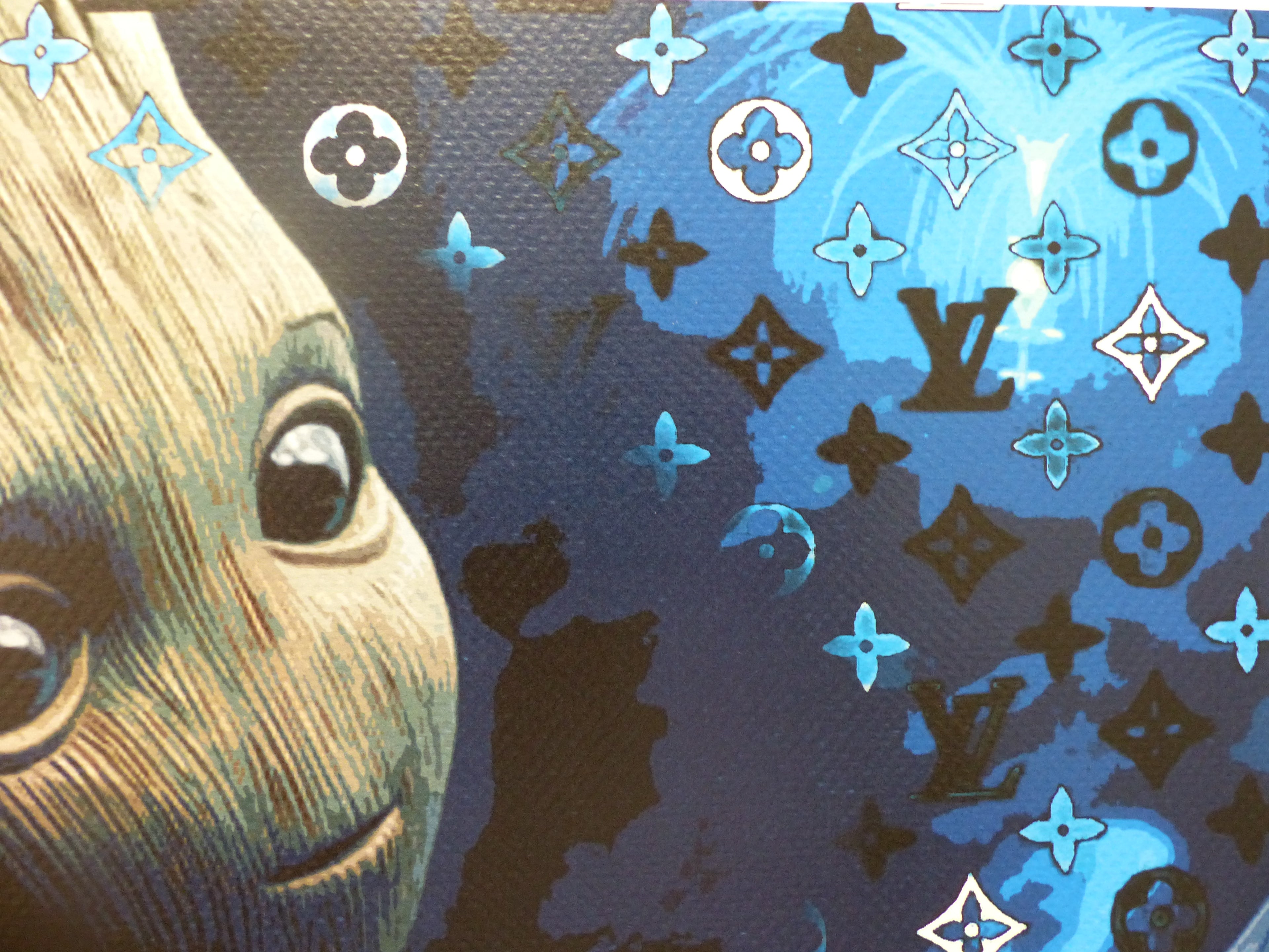 DEATH NYC Lithografie "GROOT" fertig gerahmt