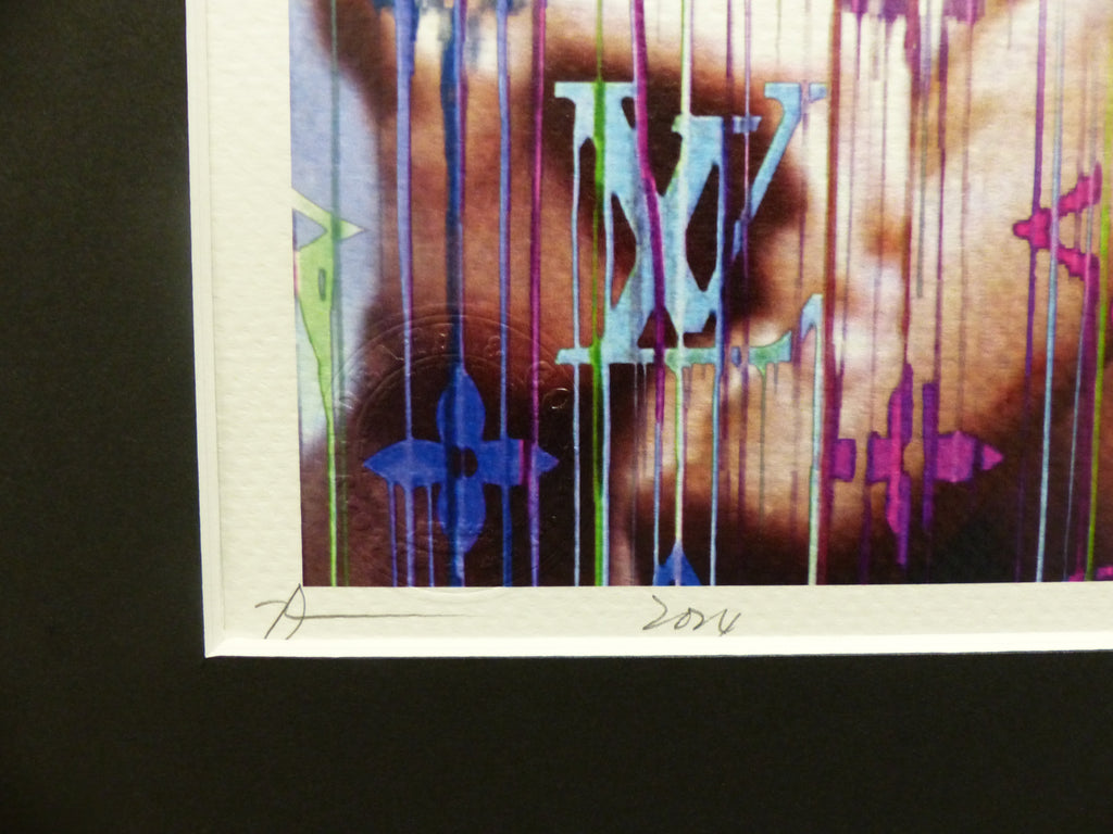 DEATH NYC "GERAHMT" Lithografie ltd.Edition of 100 "BRUCE LEE" 3D Siegel COA