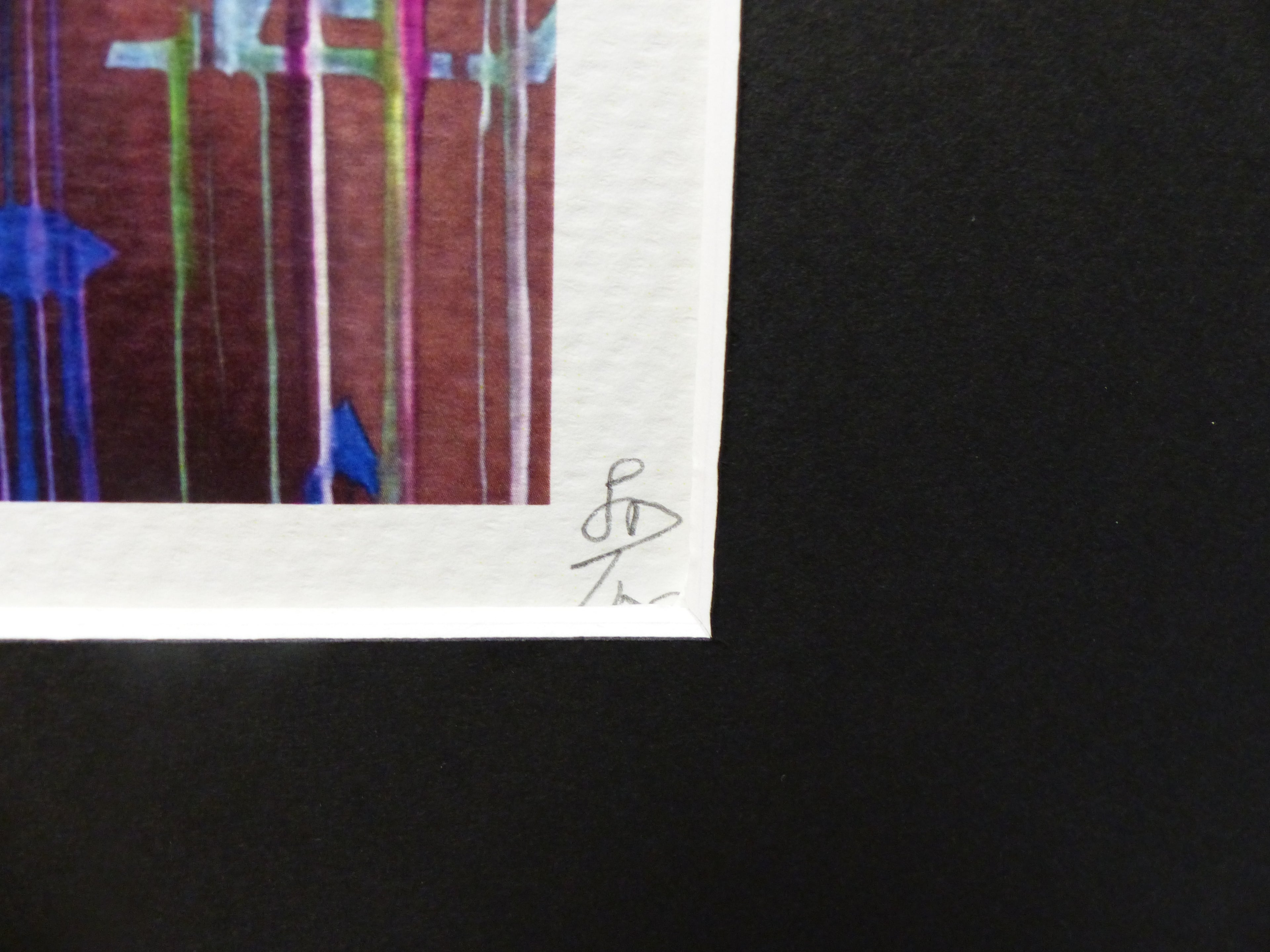 DEATH NYC "GERAHMT" Lithografie ltd.Edition of 100 "BRUCE LEE" 3D Siegel COA