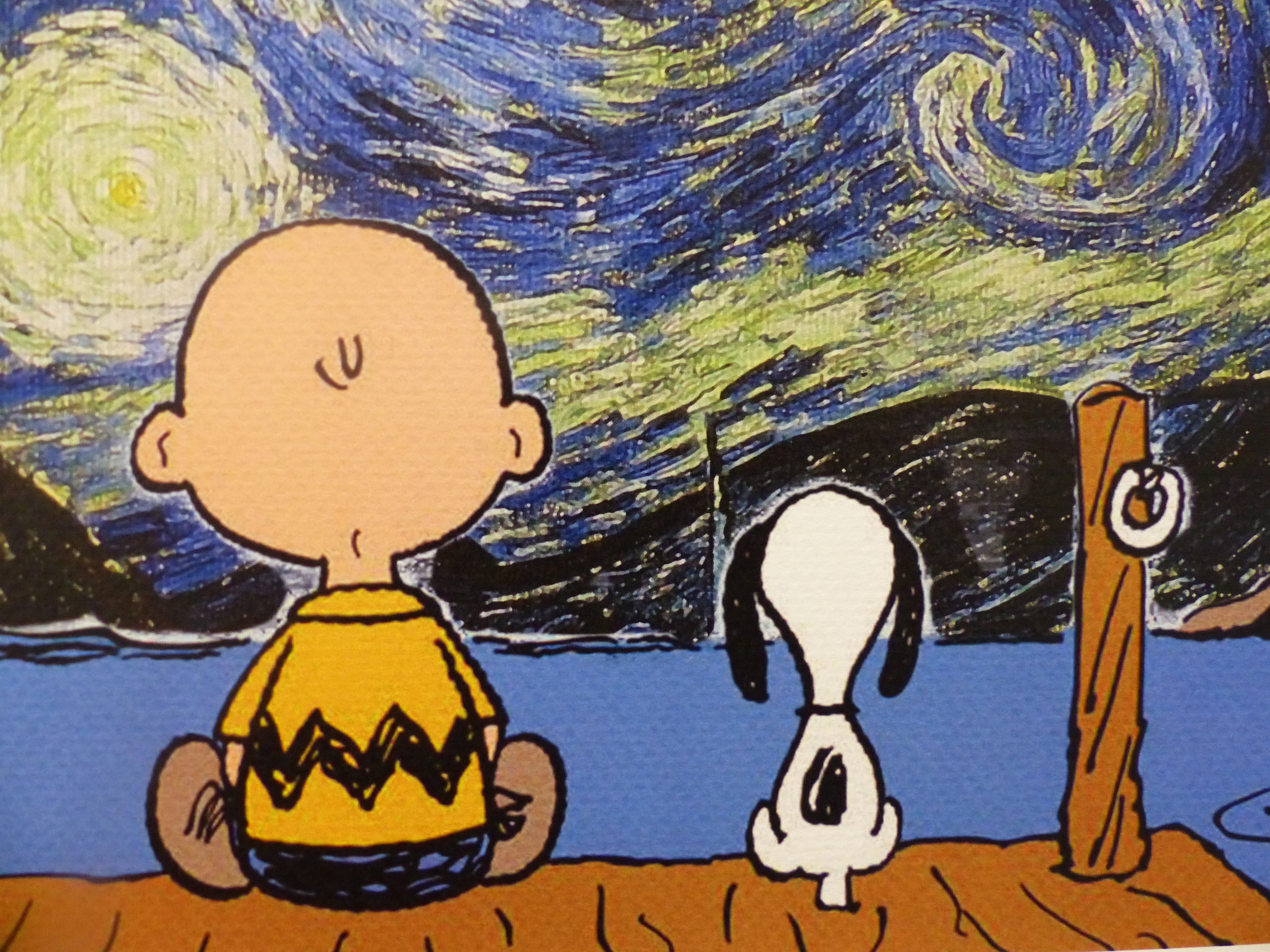 DEATH NYC gerahmte Lithografie ltd edit of 100 "Charly Snoopy" 3D Siegel COA Zertifikat