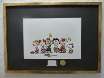 DEATH NYC gerahmte Lithografie ltd edit. of 100 "Snoopy and Friends" 3D Siegel COA Zertifikat