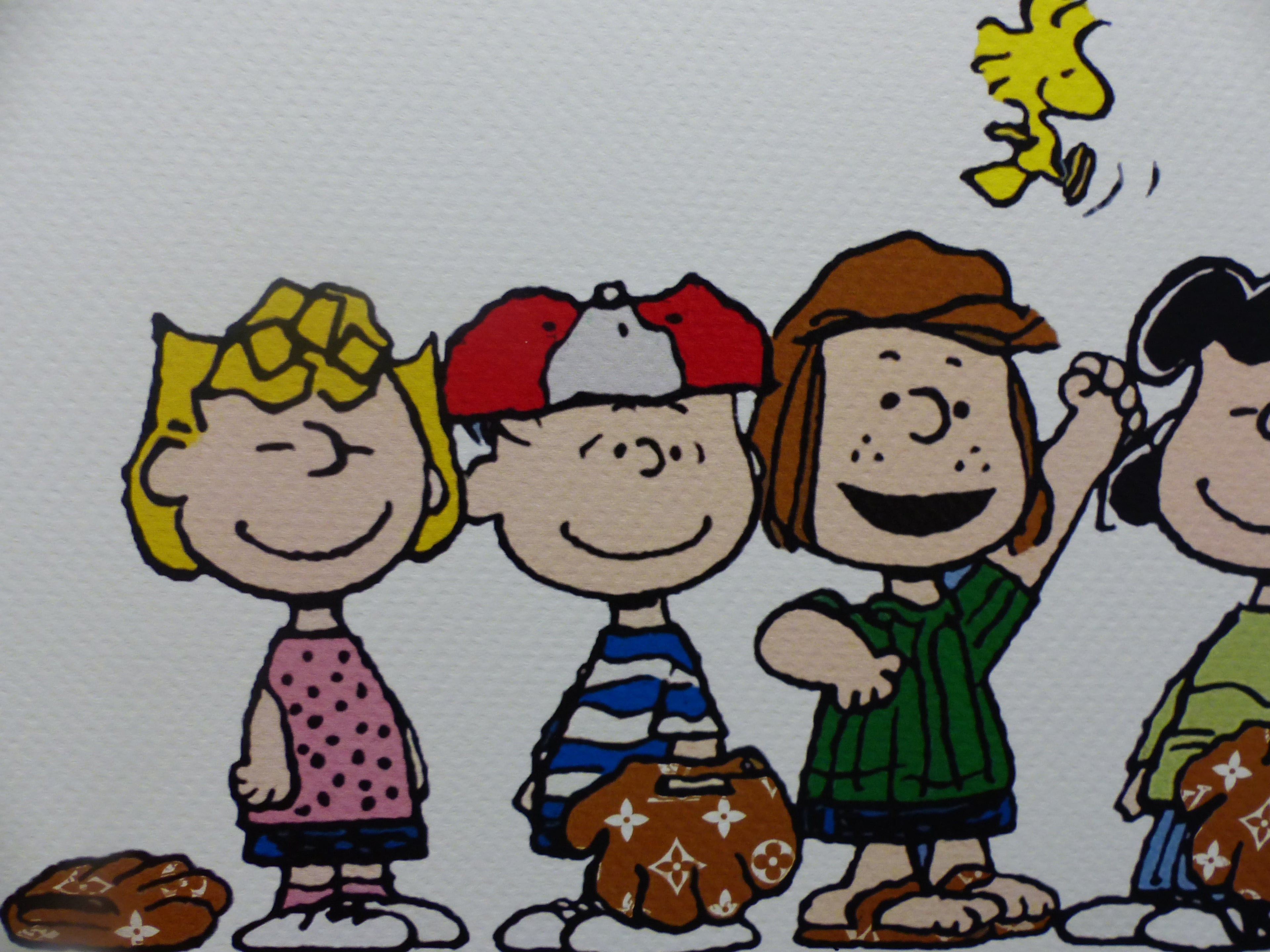 DEATH NYC gerahmte Lithografie ltd edit. of 100 "Snoopy and Friends" 3D Siegel COA Zertifikat