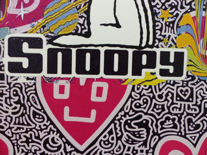 DEATH NYC gerahmte Lithografie ltd edit "Snoopy Art II" 3D Siegel COA Zertifikat