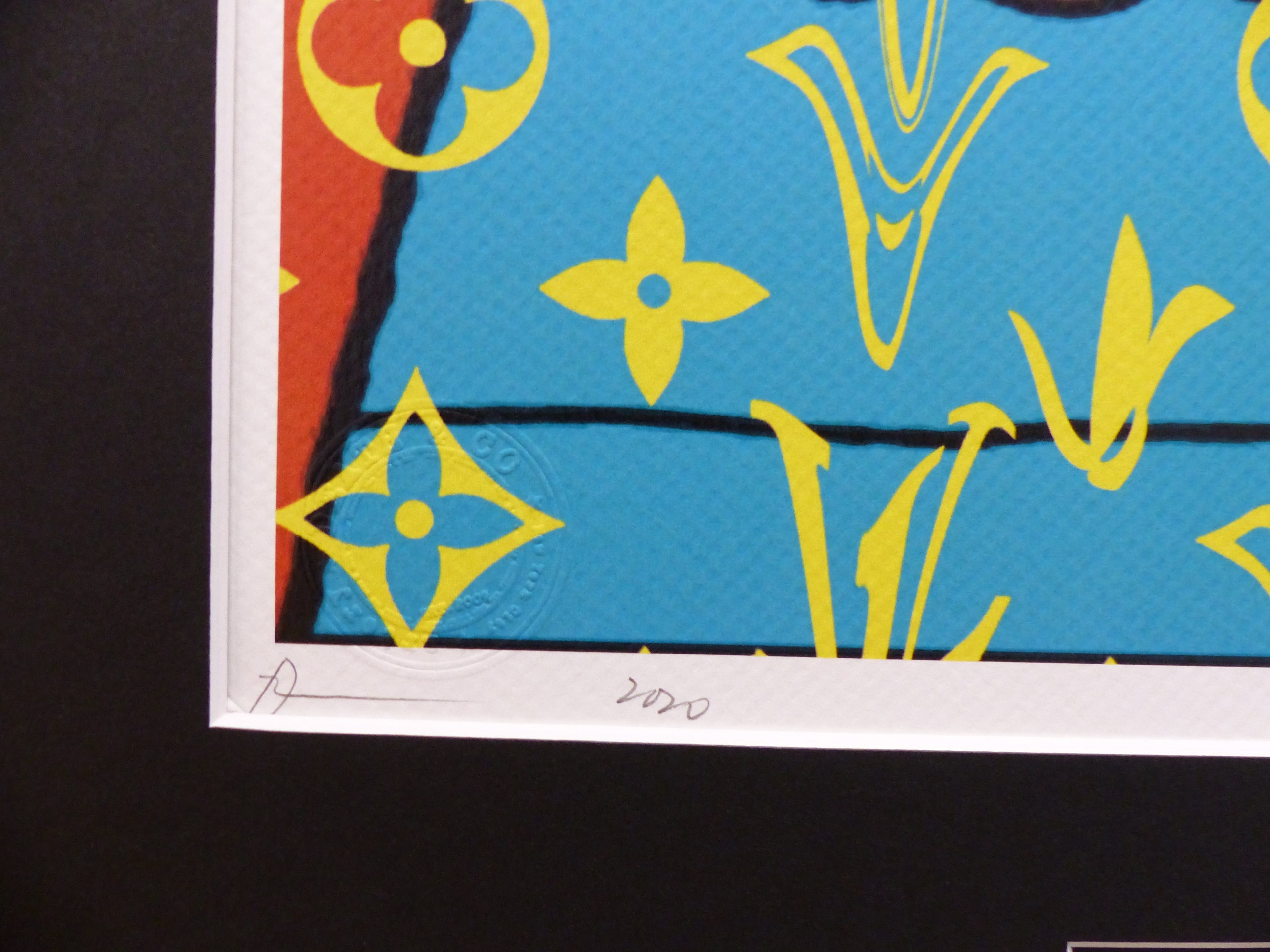DEATH NYC gerahmte Lithografie ltd edit of 100 "Free Snoopy I" 3D Siegel COA Zertifikat