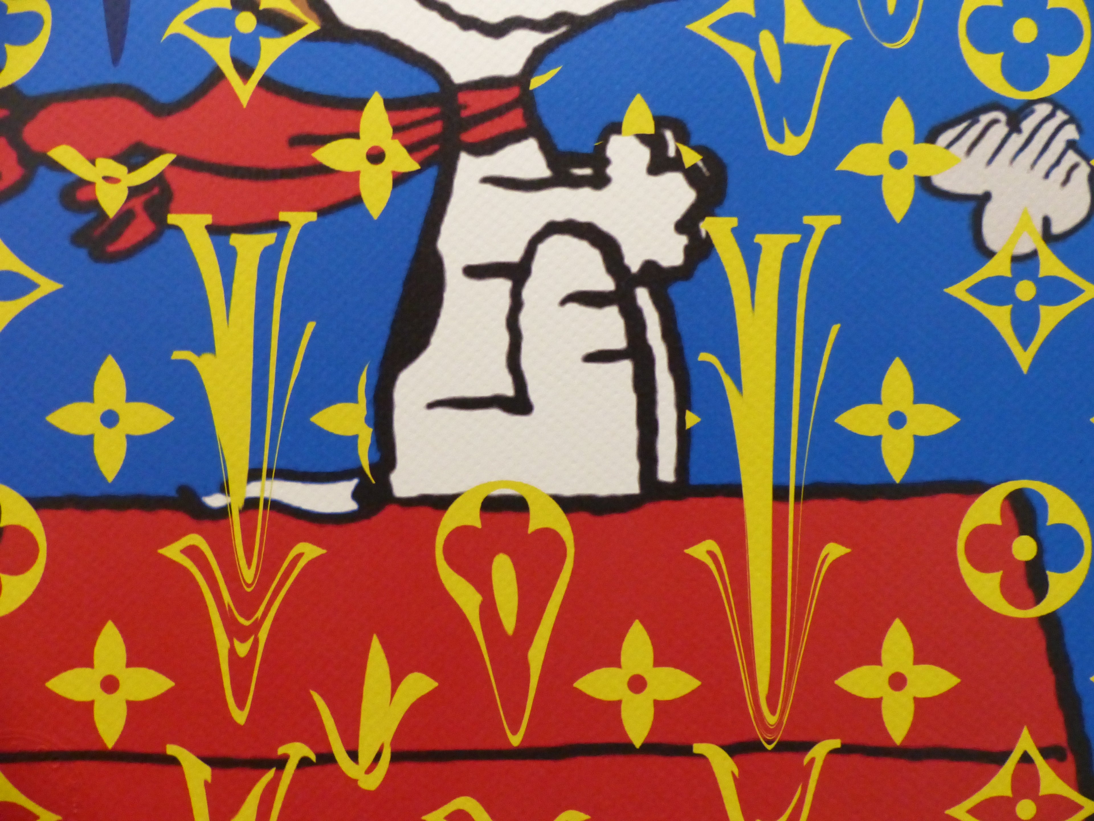 DEATH NYC gerahmte Lithografie ltd edit of 100 "Free SnoopyII" 3D Siegel COA Zertifikat